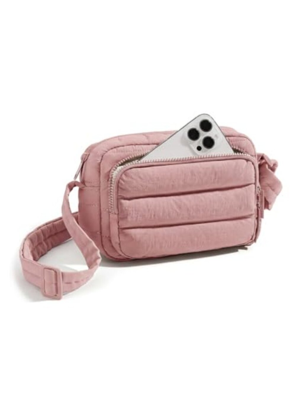Puffer Crossbody Bag RFID Blocking Slots Lightweight 8L Women's Handbag